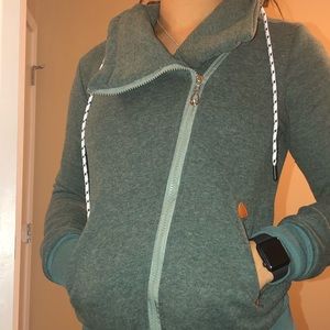 Green Zip-Up Jacket